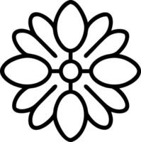 Art Deco daisy seamless tile pattern with symmetrical daisy motifs and gold accents for glamorous interiors Set 2 vector