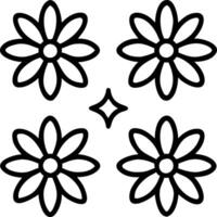 Art Deco daisy seamless tile pattern with symmetrical daisy motifs and gold accents for glamorous interiors Edition vector