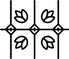 Art Deco eucalyptus seamless tile pattern with symmetrical eucalyptus motifs and gold accents for glamorous interiors Edition vector