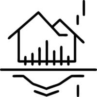 Abstract virtual financial graph hologram on blurry modern office building background forex investment concept multiexposure Set 2 vector
