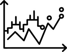 Abstract representation of financial data and stock market trends with glowing graphs and futuristic details vector