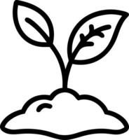 a young plant sprouts from rich soil symbolizing growth and natures resilience isolate on white background vector