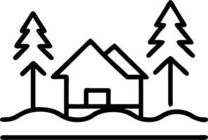 A serene red cabin stands isolated by to tranquil lake surrounded by to dense forest blanketed in snow creating to peaceful winter scene Set 2 vector