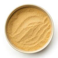 Top View of Brown Sugar in a Bowl photo