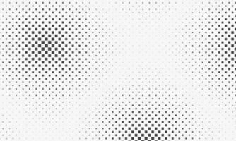 Monochrome chaotic background. Polka dot pattern. Grunge wide banner vector