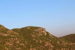 mountains view from above, photo