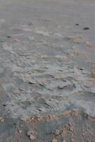 A close up of a wall with some paint on it photo