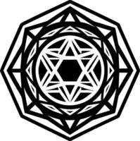 A filled style icon of dodecahedron symbol vector