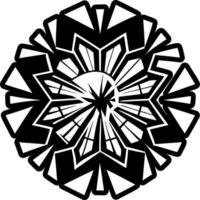 Glyph style icon depicting shattered glass motif vector