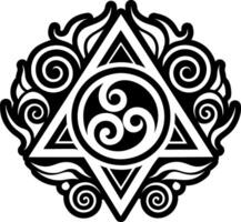 A solid style icon of air symbol vector