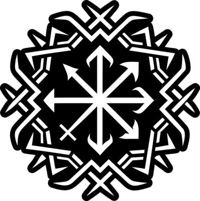 Death rune icon in glyph style