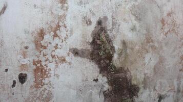 a photo of a wall covered in mold and moss due to dampness and lack of sunlight