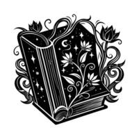 Fairy Tale Open Book Vecto vector