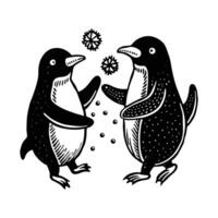 Penguins Playing Vectors