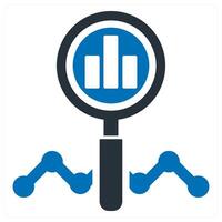 Search Analytics icon concept vector