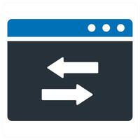 Page Sync icon concept vector