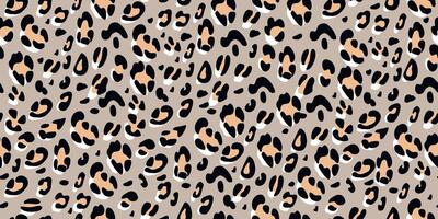 Leopard pink and gray seamless pattern. Animalistic print for fabric, paper. background. vector