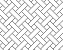 Rattan seamless pattern. Texture of the weave. Outline vector