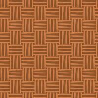 Rattan seamless pattern. Texture of the weave. Brown illustration. vector