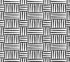 Rattan seamless pattern. Texture of the weave.Black and white vector