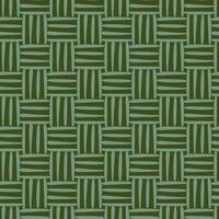 Rattan green seamless pattern. Texture of the weave. illustration. vector