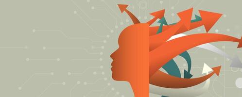 Abstract Artificial intelligence. Cloud computing. Machine learning. Technology web background. Virtual concept vector