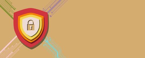 Safeguarding business data with future cyber technology advancements vector