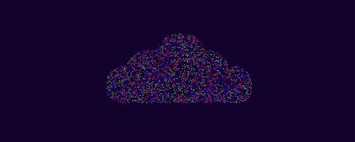 Navigating the digital landscape with cutting-edge cloud technology solutions vector