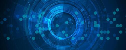 Abstract simplified technology in a digital age vector