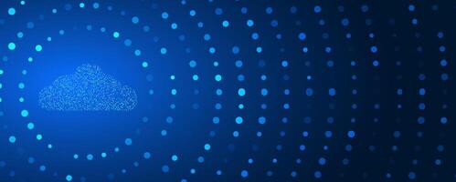 Bridging the gap between data and accessibility through cloud technology vector