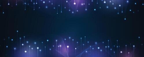 abstract background with glowing lights and lines vector