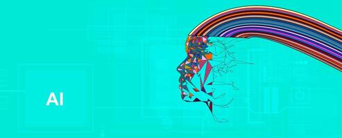 Unlocking Future Potential Artificial Intelligence and Cloud Computing in a Digital Era vector