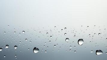 Raindrops on the window, abstract background photo