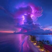 Thunder glow resonance photo