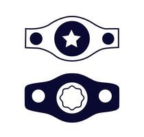 Boxing Award Clip Art Collection, Boxing Award Sport Isolated Equipment, Boxer Drawing Abstract Boxing Award Outline Icon Symbol Outline vector