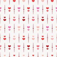 abstract colorful romantic heart pattern vector