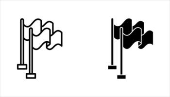 Simple Set of Flag Icon vector