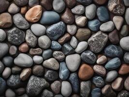 Natural stone texture with various shapes and colors in an abstract arrangement photo