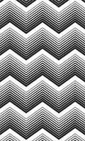 Abstract black and white zig zag pattern fabric fashion background vector