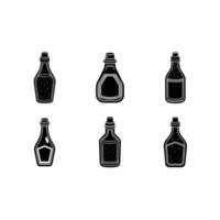 Mustard Bottle Icon Graphic Design File for Creative Projects vector