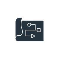 logic flat icons vector