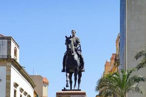 Close-up of the statue of the great captain photo
