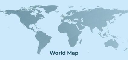 World Map Background with Dense line Pattern - Global Dotted Design vector
