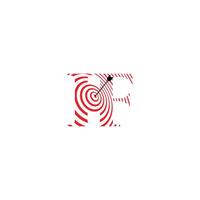 IF FI Target Artistic Monogram Logo for Creative Branding vector