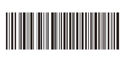 Barcode Icon. Realistic barcode. Trendy bar code for web icon. Black barcode for scanning to check product prices Isolated on white background. vector