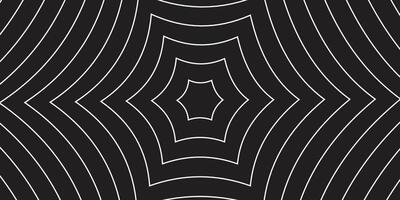 Geometric seamless black and white pattern background. vector