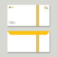 A Simple Corporate Envelope Design Template vector