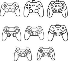 Gaming controller illustration icon vector