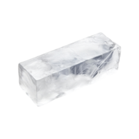 Clear Ice Block Rectangular Shape Cool Winter png