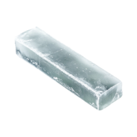 Clear ice block rectangular shape frozen water png